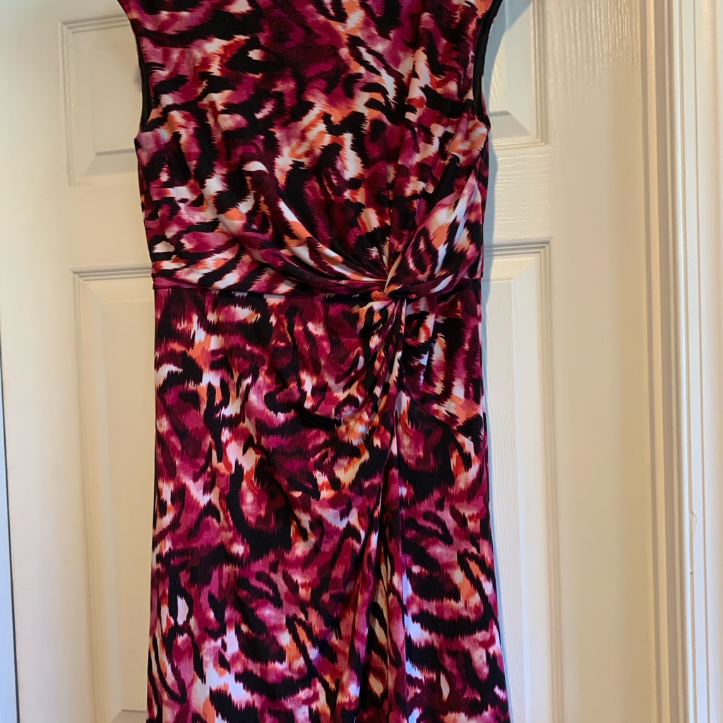 Sleeveless Print Dress